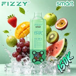 Fizzy Smart 15-In-1 150K Puffs Disposable Vape