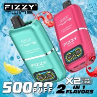 Fizzy Twins 50000 50k Puff 2 In 1 Vape Pen Adjust Vape Switch Disposable Vape Wholesale