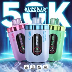 Razz Bar 50000 Puffs Smart Screen Disposable Vape Wholesale